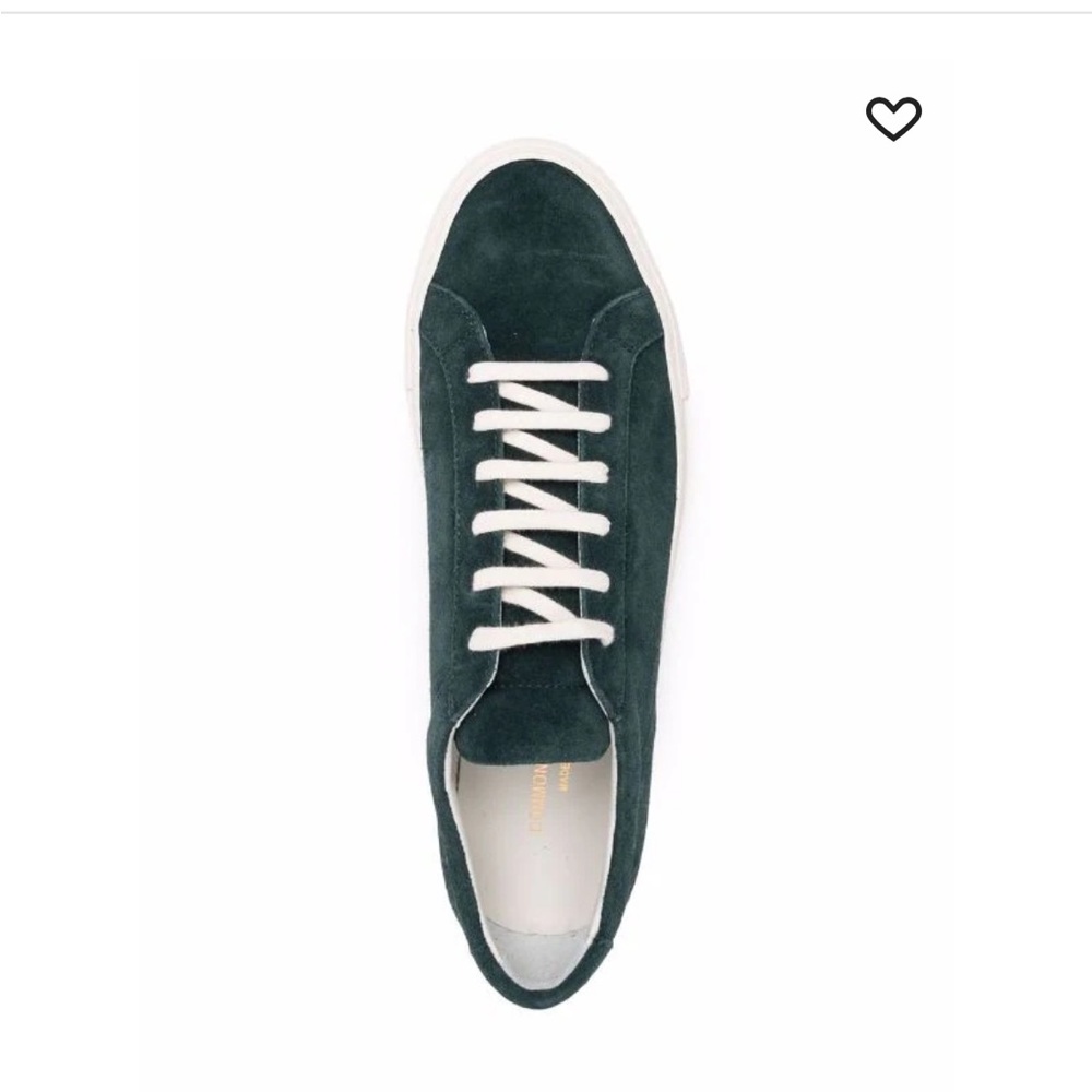 Common project green suede Achilles sneakers SIZE 41